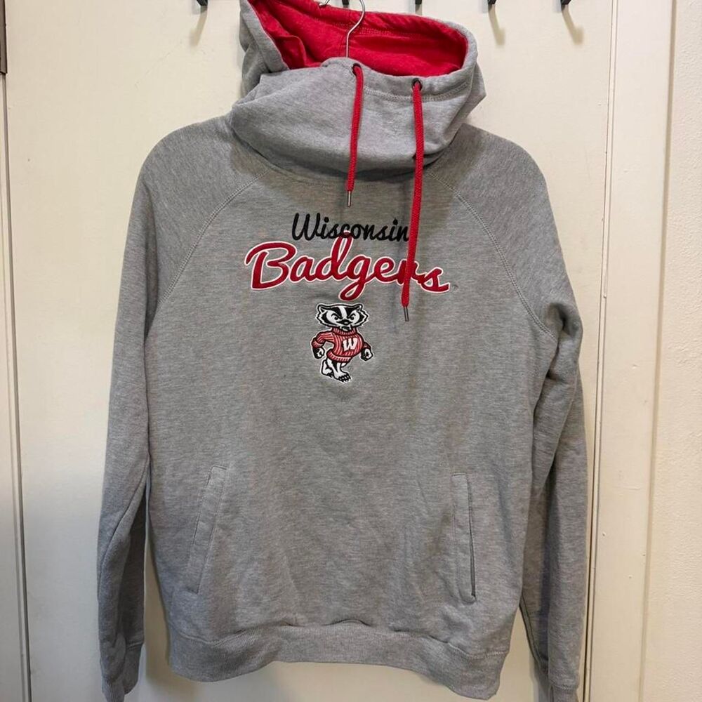 Badger Men's Grey Hoodie